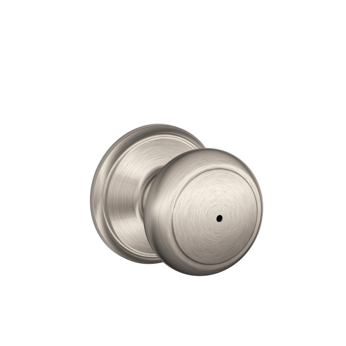 Schlage Andover F40AND619 Privacy Door Knob Satin Nickel