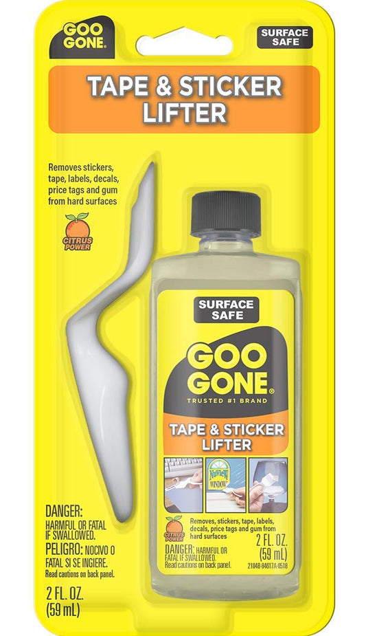Goo Gone Sticker Lifter Adhesive Remover 2 oz