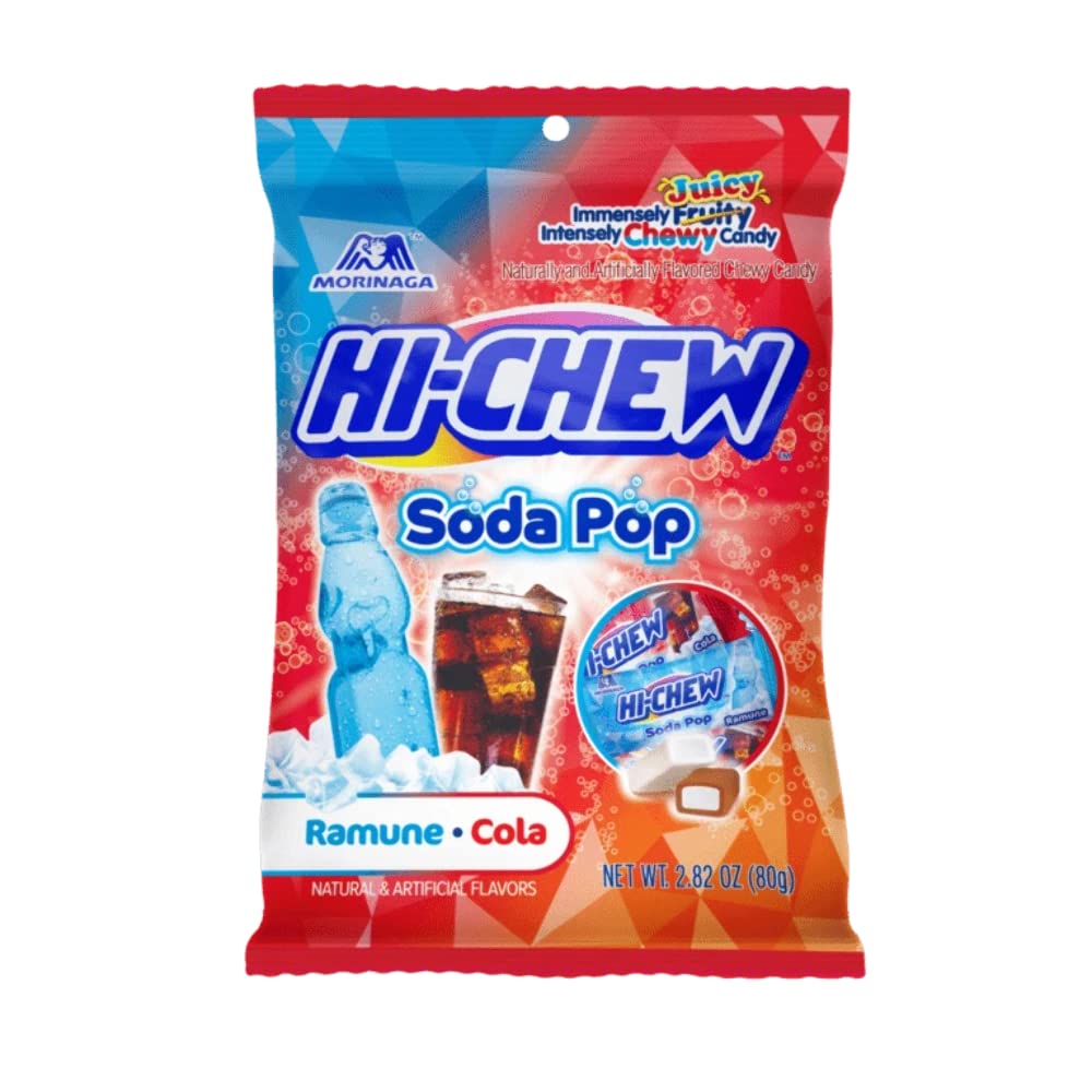 Hi-Chew Soda Pop Mix Chewy Candy 2.82 oz