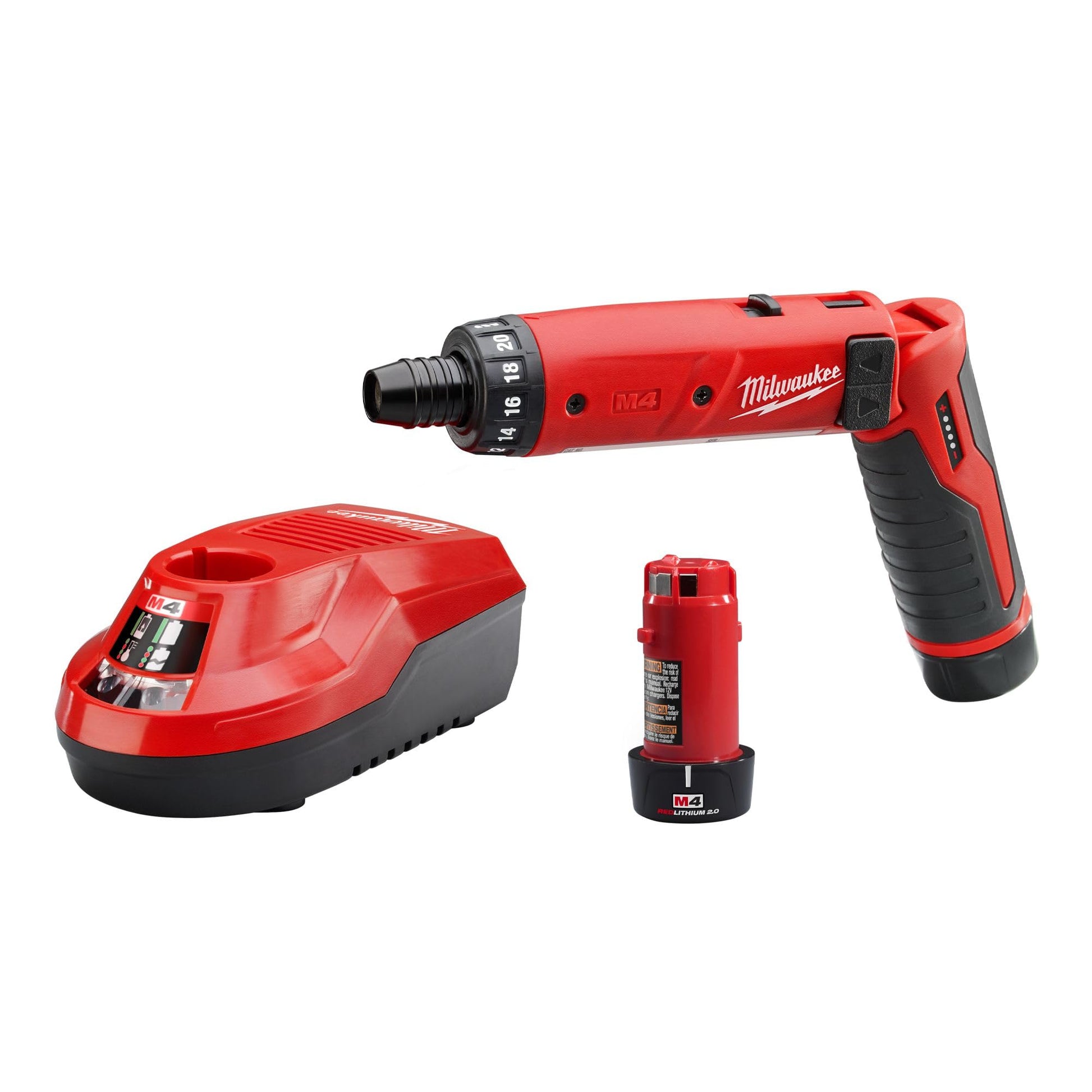 Milwaukee MLW-2101-22 M4 1/4 Hex Screwdriver Kit