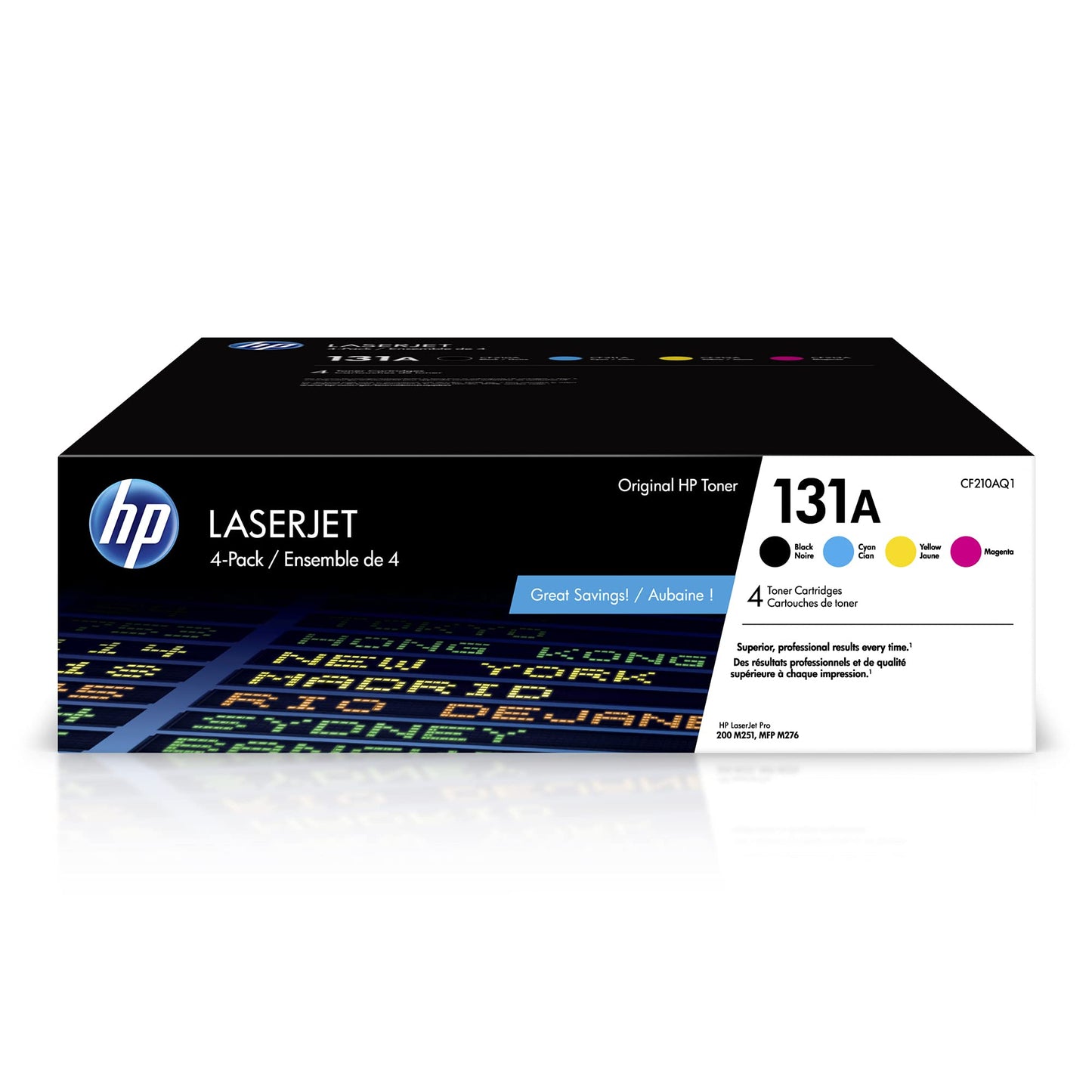 HP 131A Toner Cartridges 4-Pack CF210AQ1