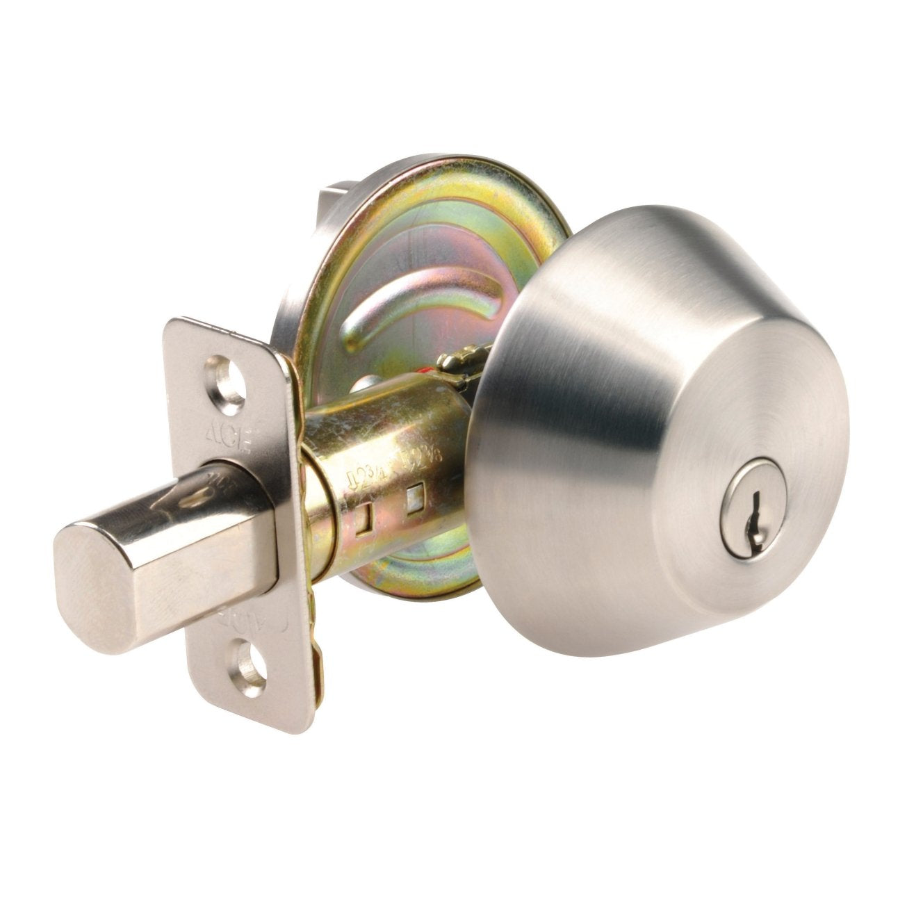 Ace Brushed Chrome Metal Single Switch Plate
