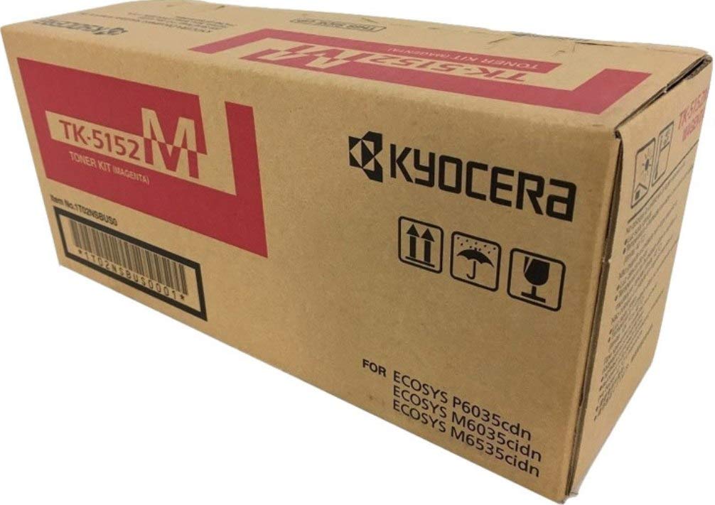 Kyocera TK-5152M Magenta Toner Kit, 10,000 Pages
