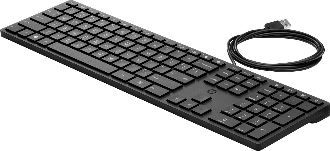 HP Wired Desktop 320K Keyboard Norwegian W128283729