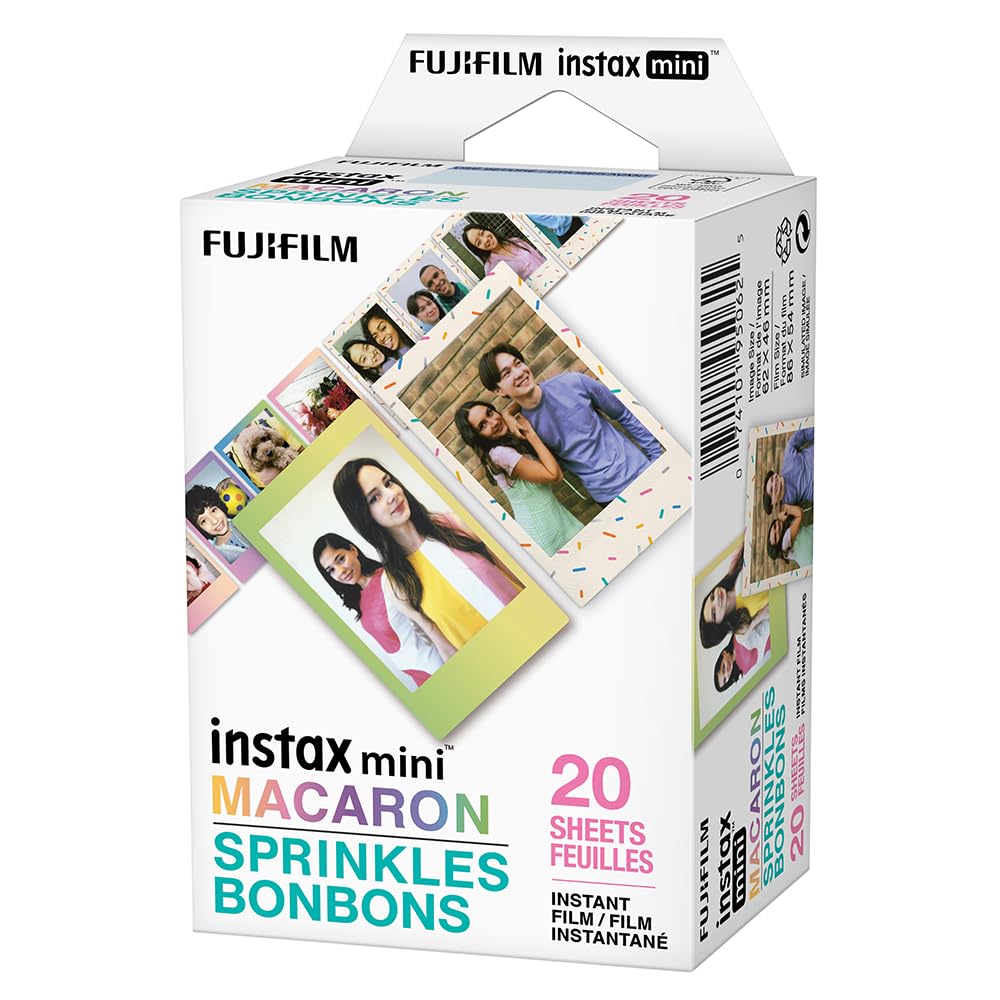 Fujifilm Instax Mini Instant Film Macaron/Sprinkles 20 Pack