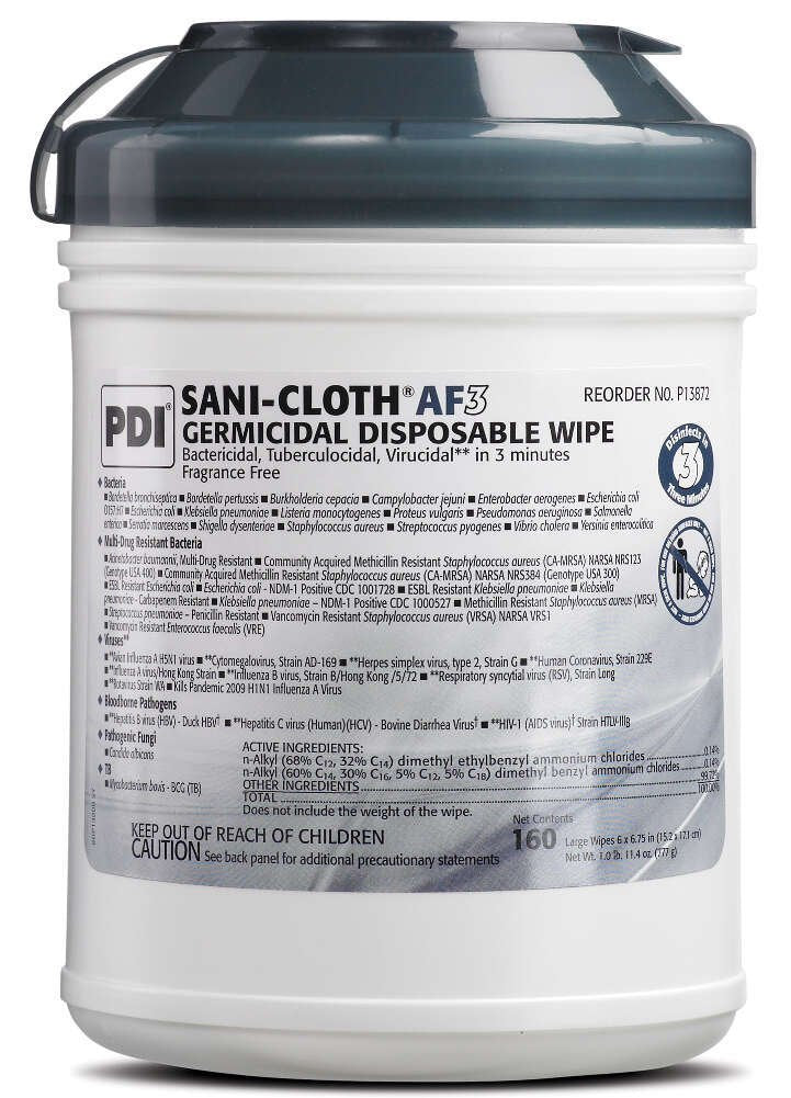 SaniPro Sani-Cloth AF3 Large Wipes 6"x6.75" P13872