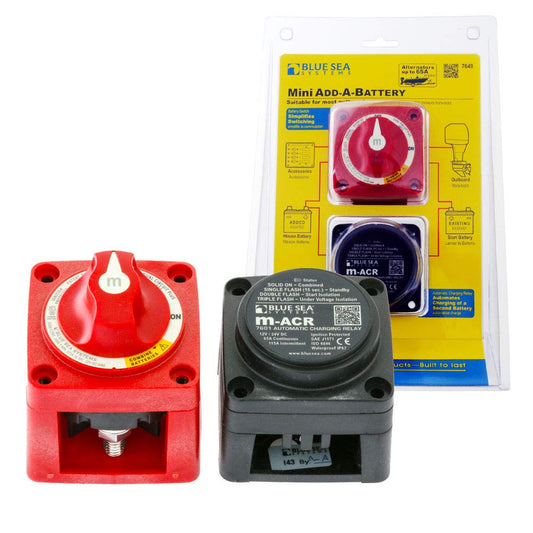 Blue Sea Systems Add-A-Battery Kit 65A