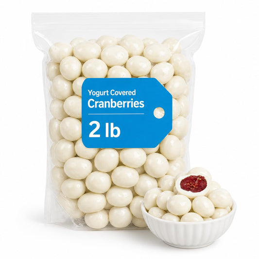 Bulk Yogurt Covered Cranberries 2 lb Bag