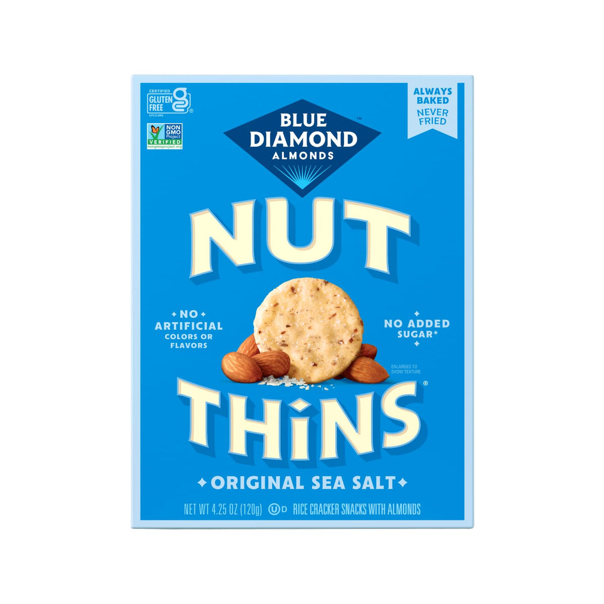 Blue Diamond Nut Thins Almond Crackers 4.25 oz