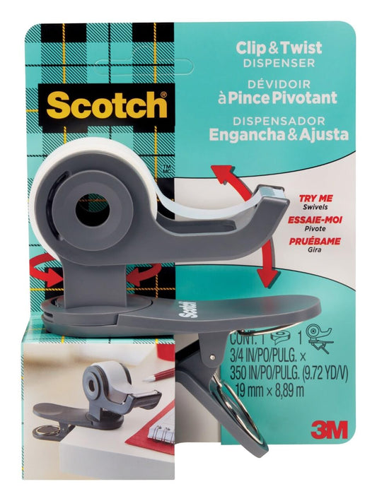 3M Scotch Desktop Tape Dispenser C19-CLIP-CCW