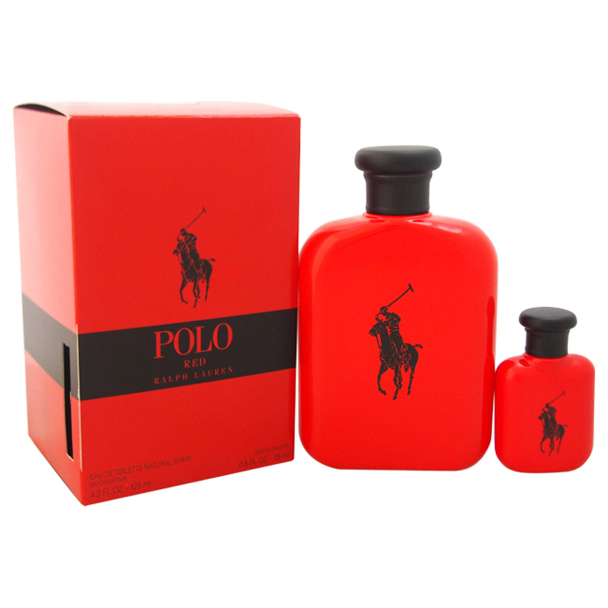 Ralph Lauren Polo Red for Men Gift Set 4.2oz/0.5oz