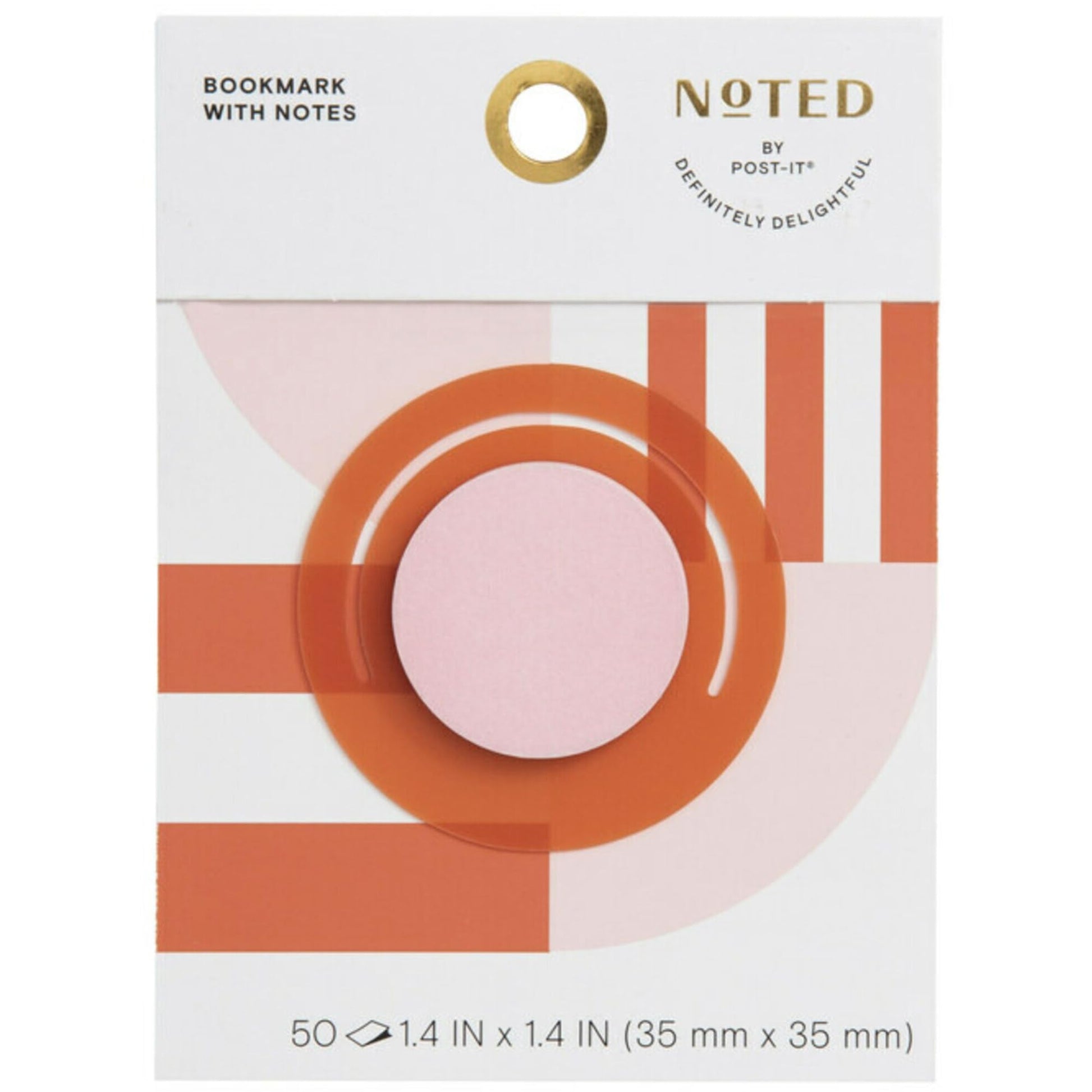 Noted by Post-it® Bookmark Notes, 1-7/16"H x 1-7/16"W x 1/4" D, Blue, 50 Sheets Per Pad