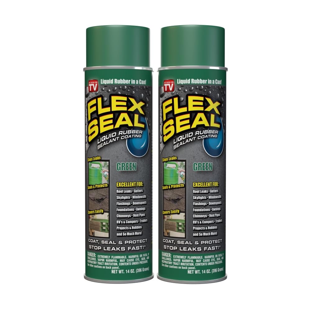 FLEX Flex Seal 14 oz Green 2-Pack Spray Sealant