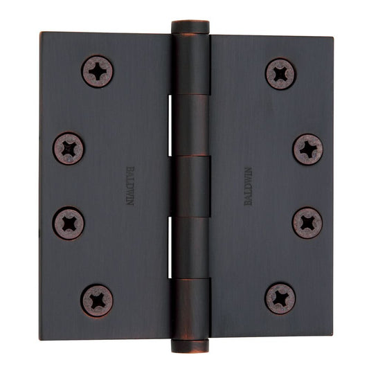 Baldwin Square Mortise Hinge 1040112I Aged Bronze