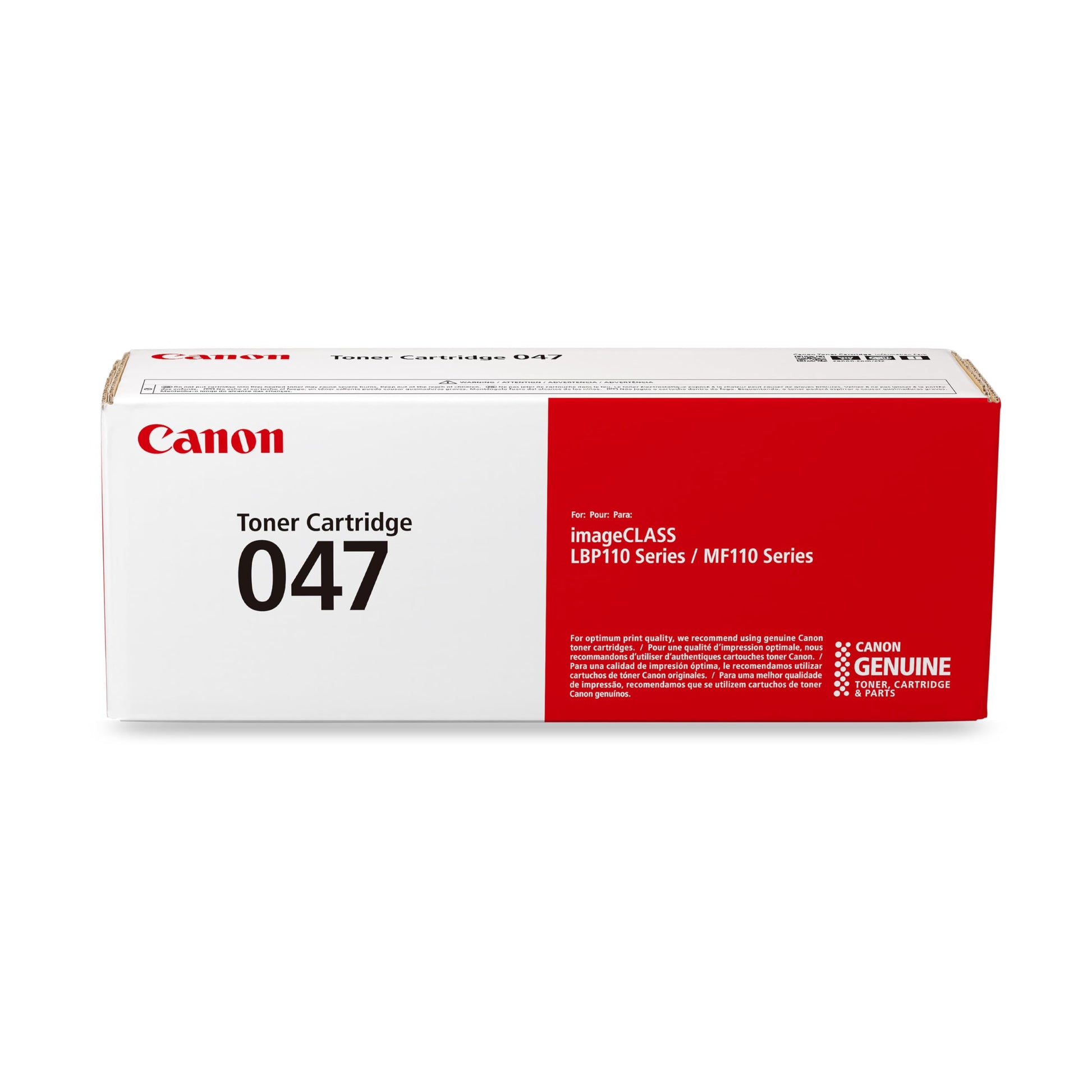 Canon Genuine 047 Black Toner Cartridge LBP113w MF113w