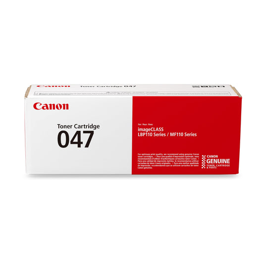 Canon Genuine 047 Black Toner Cartridge LBP113w MF113w