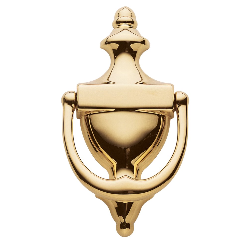 Baldwin Estate 0102.003 Colonial Door Knocker 6.5"x3.5" Brass