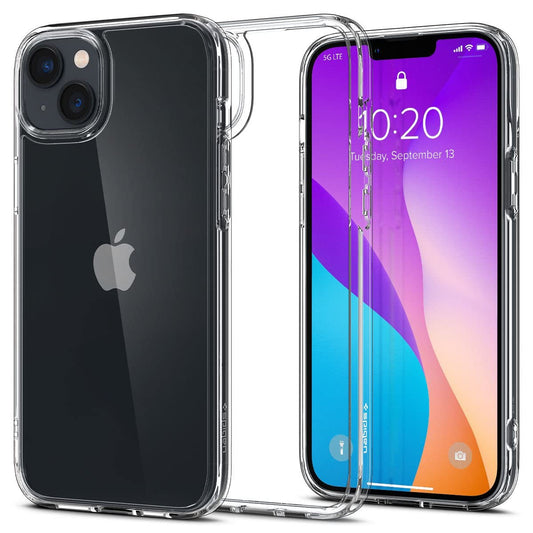 Spigen Crystal Hybrid iPhone 14 Case Crystal Clear