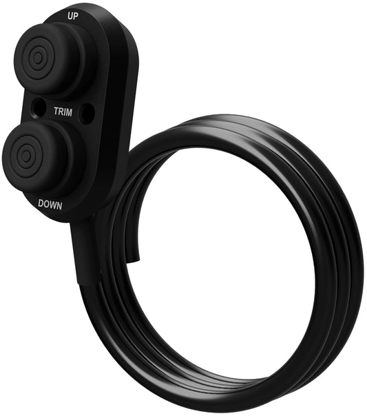 T-H Marine TTC-1-DP Push Button Transom Trim Switch, Black