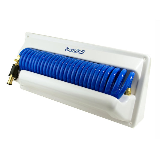 HoseCoil Horizontal Mount Enclosure with 5' Feeder Hose