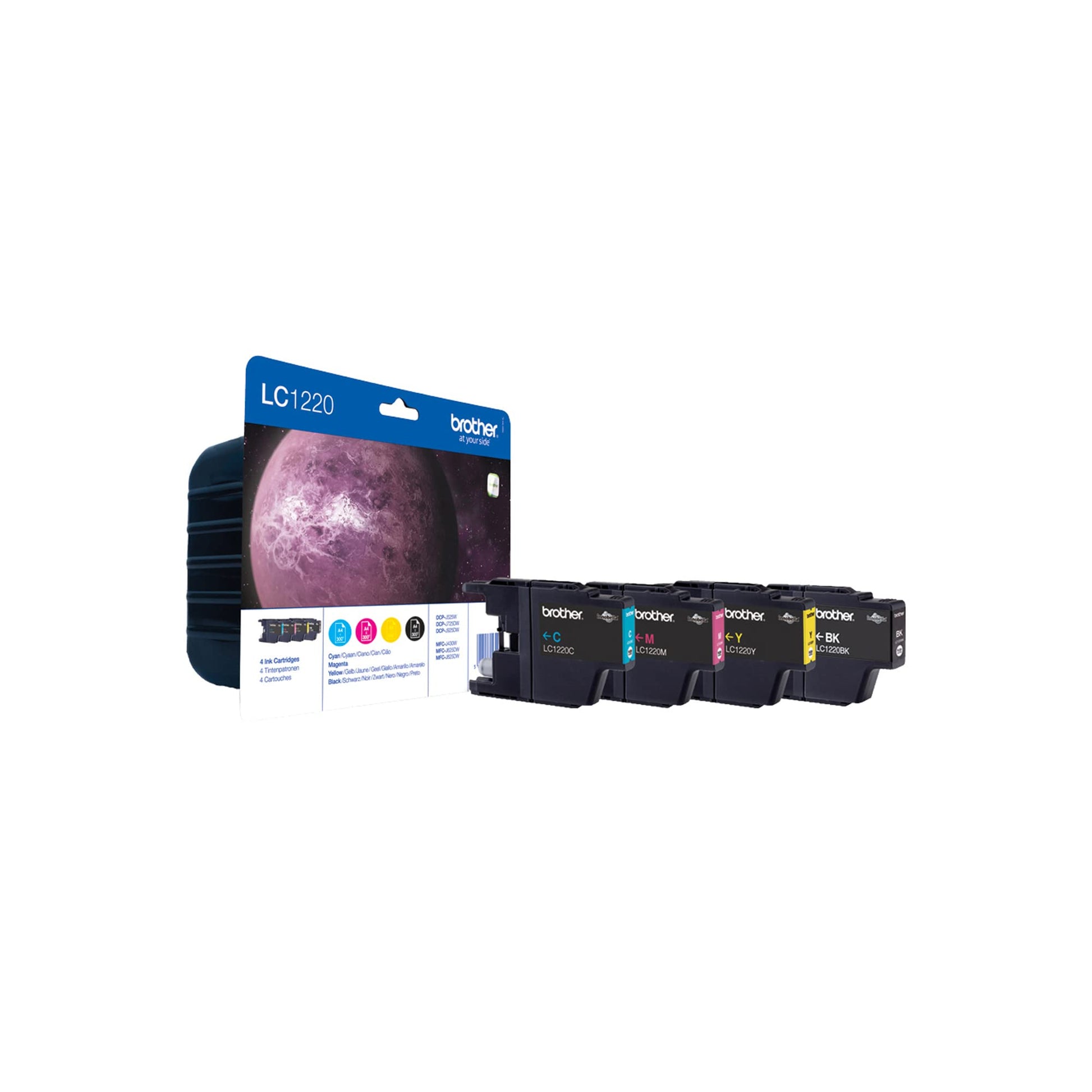 Brother LC-1220VALBPDR Value Pack Ink Cartridge