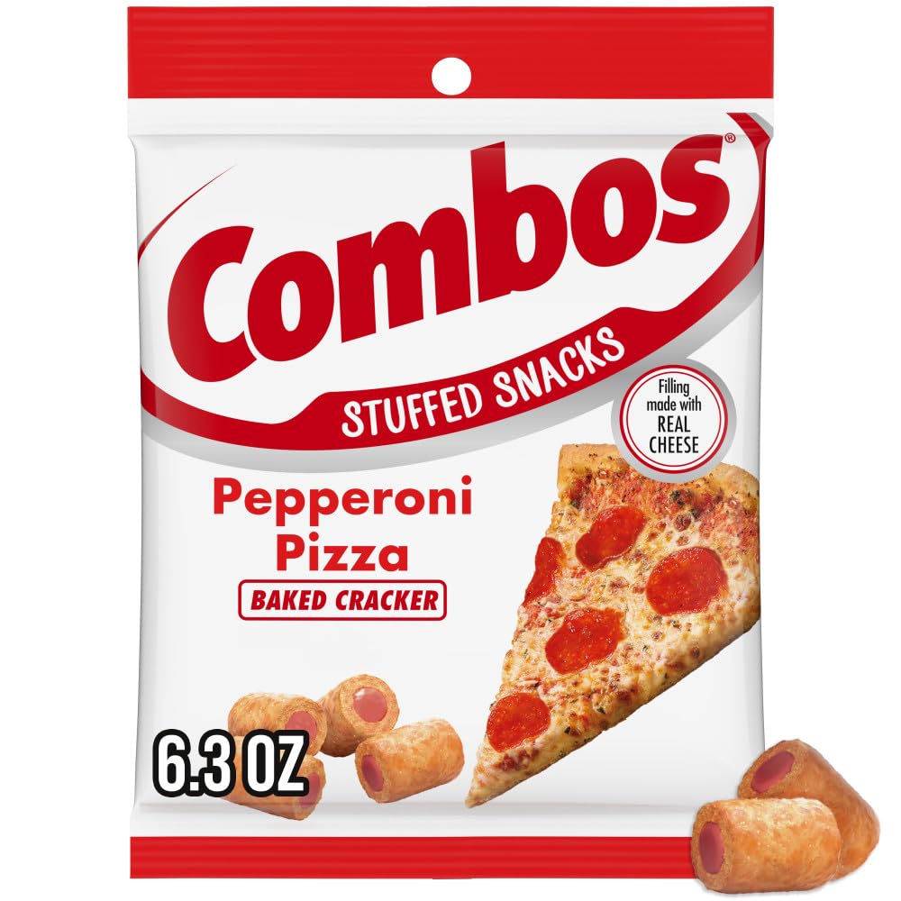 Combos Pepperoni Pizza Cracker Snacks 6.3oz