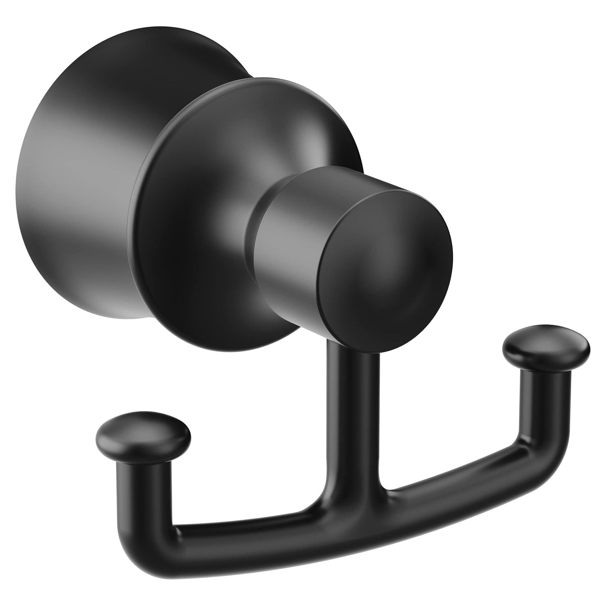 Moen Dartmoor Double Robe Hook Matte Black YB2103BL