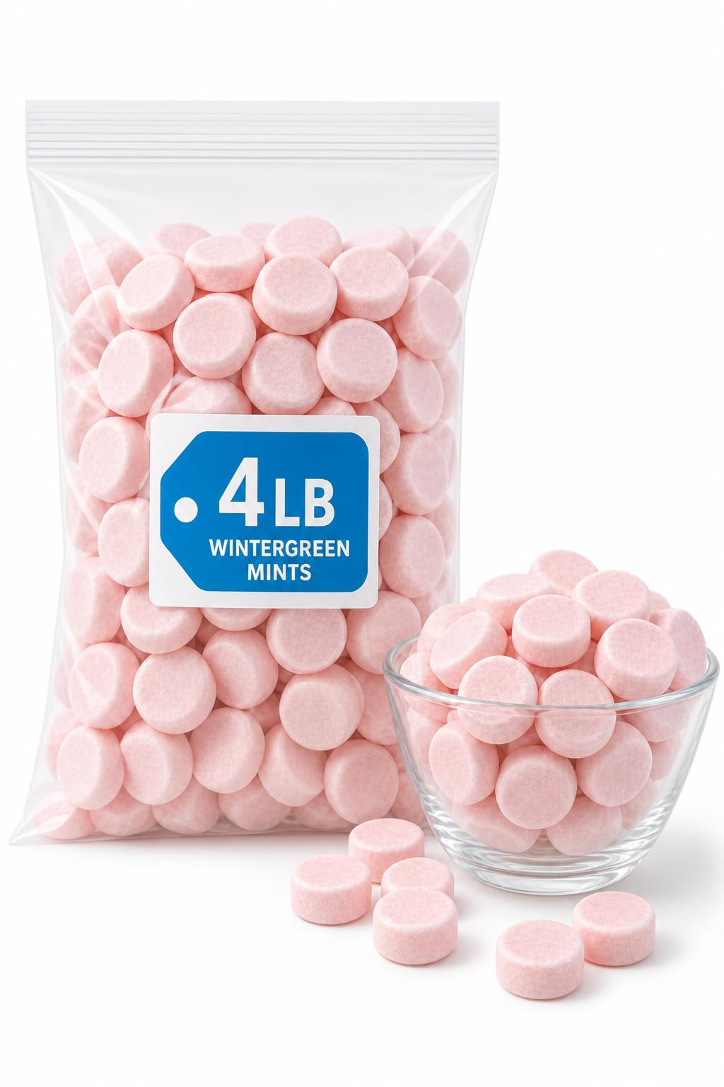 Spangler Canada Wintergreen Mints 4 lb Bulk Bag