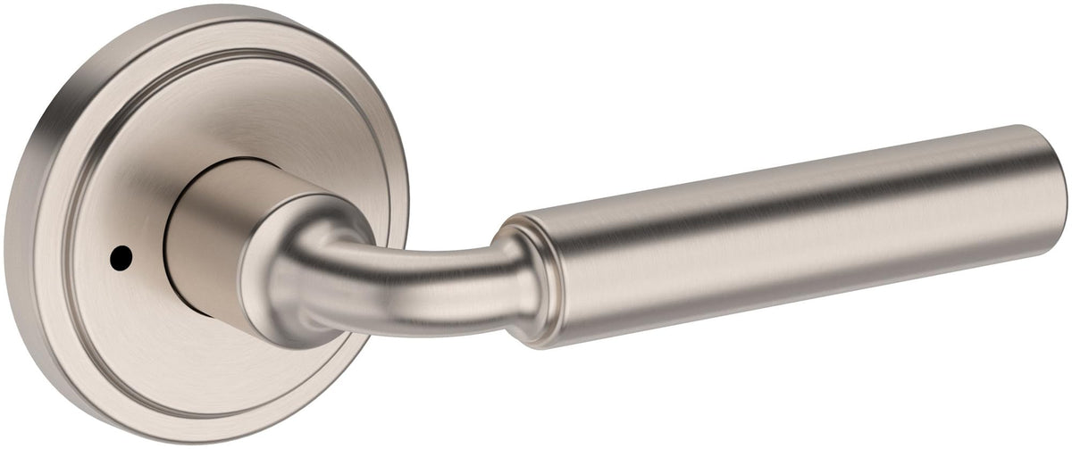 Baldwin La Conner Privacy Door Lever Set Satin Nickel