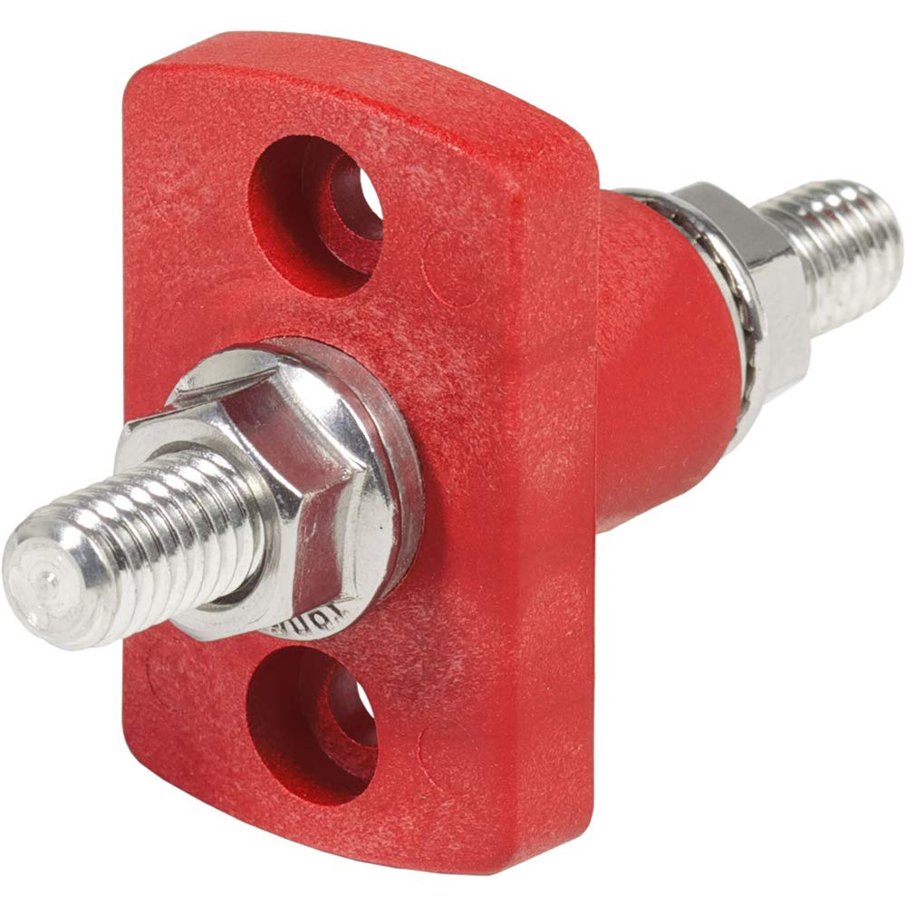 Blue Sea Systems 2202 Feed Through Stud 5/16" Red