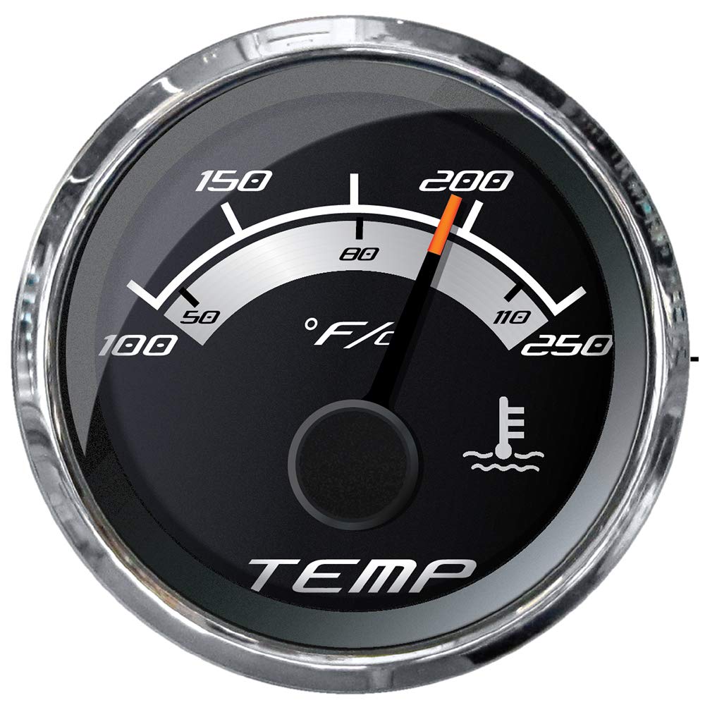 Faria Platinum 2" Water Temp Gauge 100-250°F