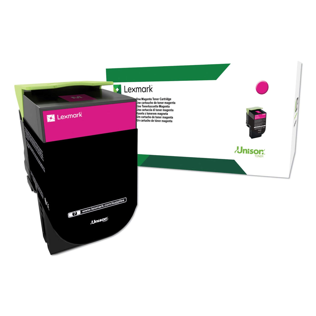 Lexmark CX410/CX510 Magenta Toner Cartridge 3,000 Yield