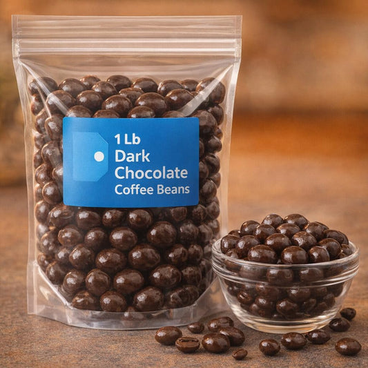 Bulk Dark Chocolate Coffee Beans 1 lb
