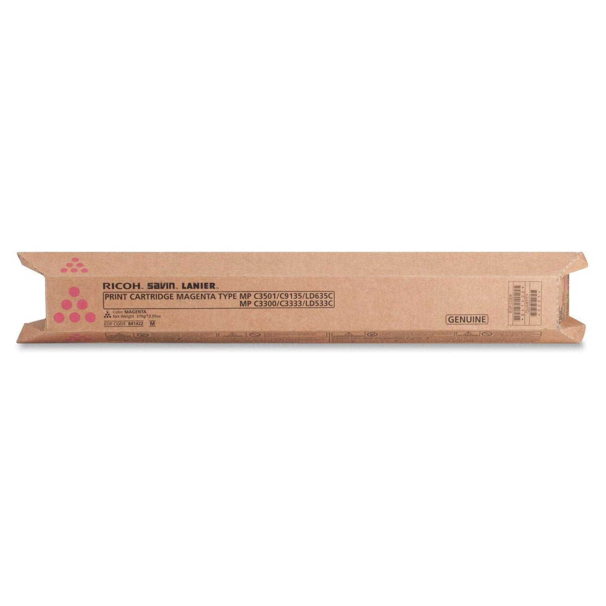 Ricoh Magenta Toner Cartridge, 16000 Yield (841422)