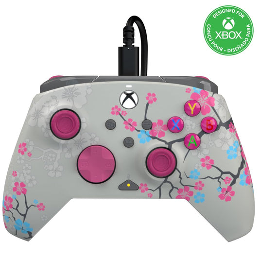 PDP Rematch Glo Wired Controller Cherry Blossom