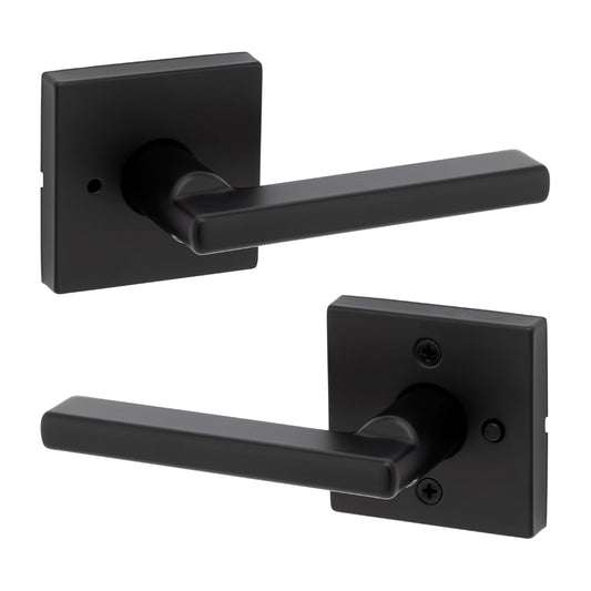 Kwikset Halifax 97300-913 Privacy Door Lever Matte Black