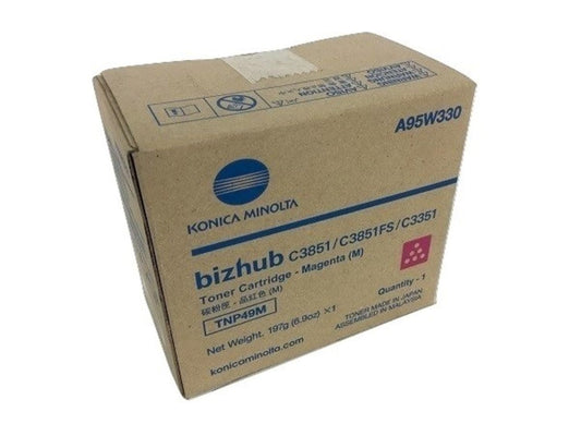 Konica Minolta TNP-49M Magenta Toner Cartridge