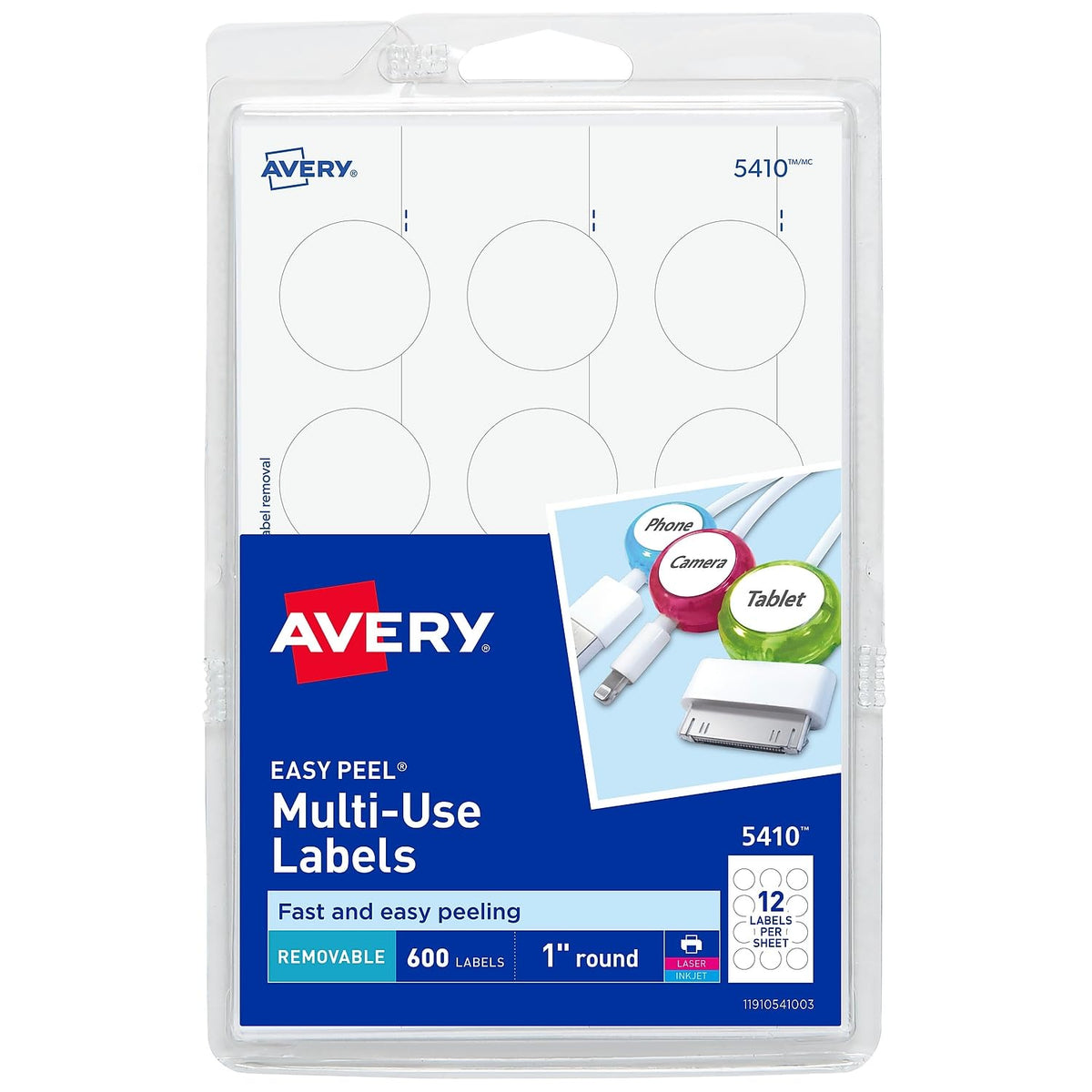 Avery - Index Maker Divider with Color Tabs, Red Five-Tab, Letter, Five Sets per Pack - Pack of 3