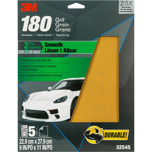 3M 3M Sandpaper, 32545, 180 G