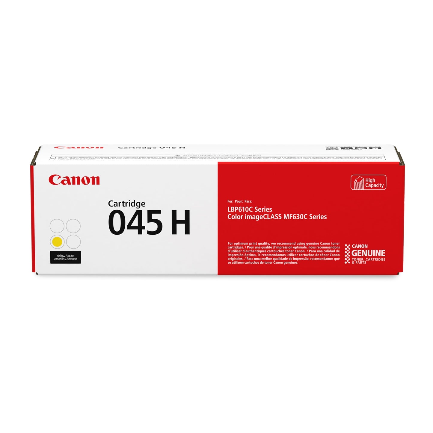 Canon 045H Yellow Toner Cartridge 1243C002
