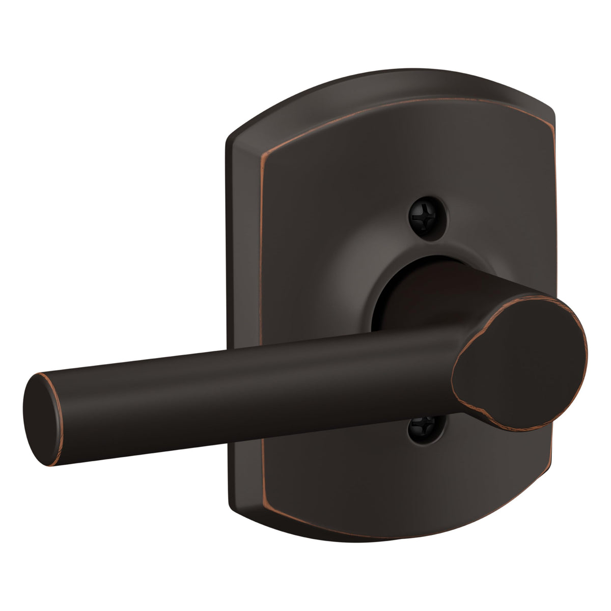 Schlage Broadway Lever with Greenwich Trim F170 BRW 716 GRW