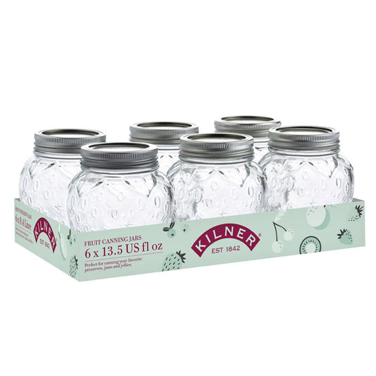 Kilner Strawberry Canning Jars 6 Pack