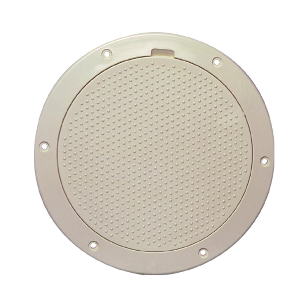 Beckson 6" Non-Skid Pry Out Deck Plate Beige