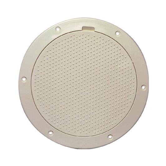Beckson 6" Non-Skid Pry Out Deck Plate Beige