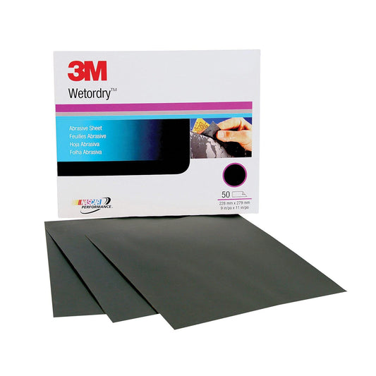 3M Wetordry Paper Sheets 9"x11" P220 50 Pack