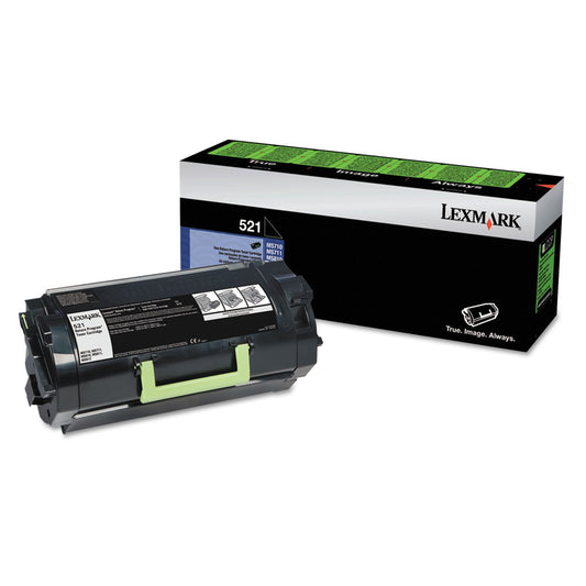 Lexmark 521 52D1000 Black Toner Cartridge 6,000 Yield