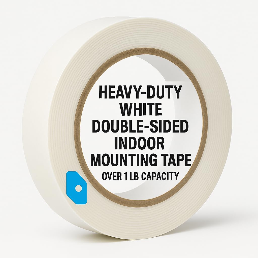 Scotch 214/DC Double Coated Indoor Mounting Tape, White