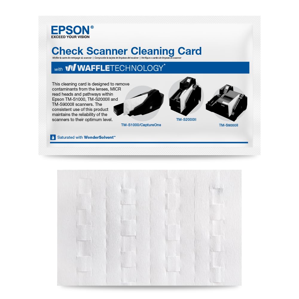 EPSON CAPTUREONE MICR CLEANING