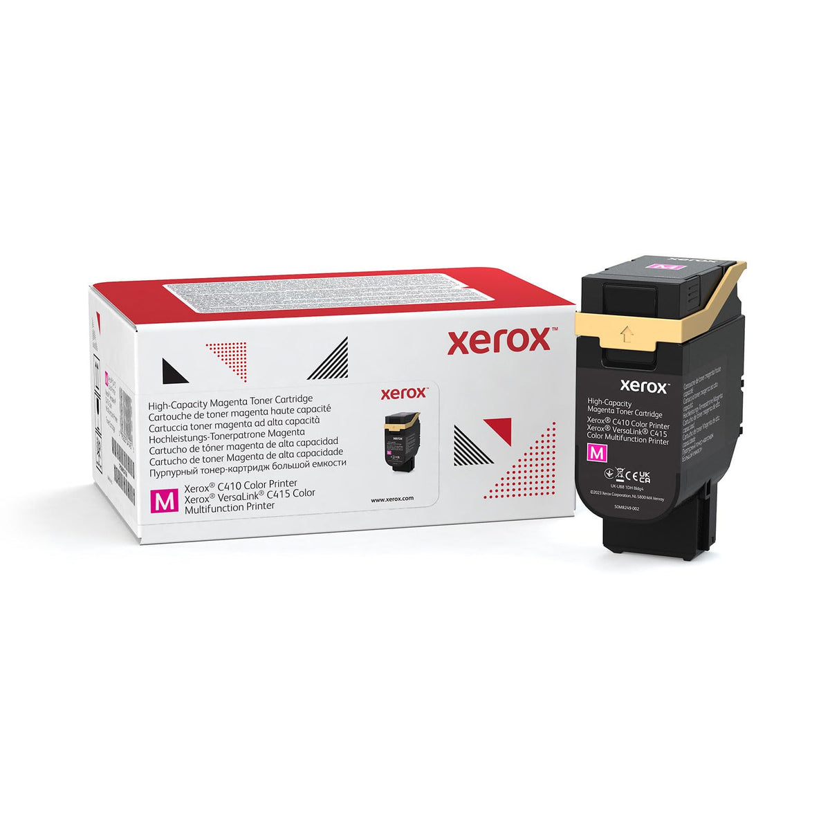 Xerox Genuine C410 Magenta Hight Capacity Toner Cartridge (7000 Pages) -006R04687