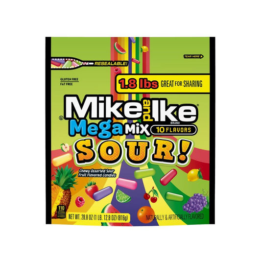 Mike and Ike Mega Mix Sour 28.8 oz